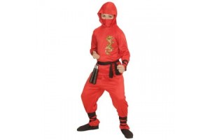 Piros ninja jelmez sárkány...