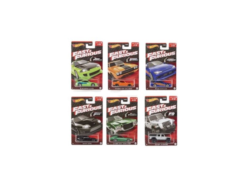 Hot Wheels Halálos iramban kisautó (többféle)
