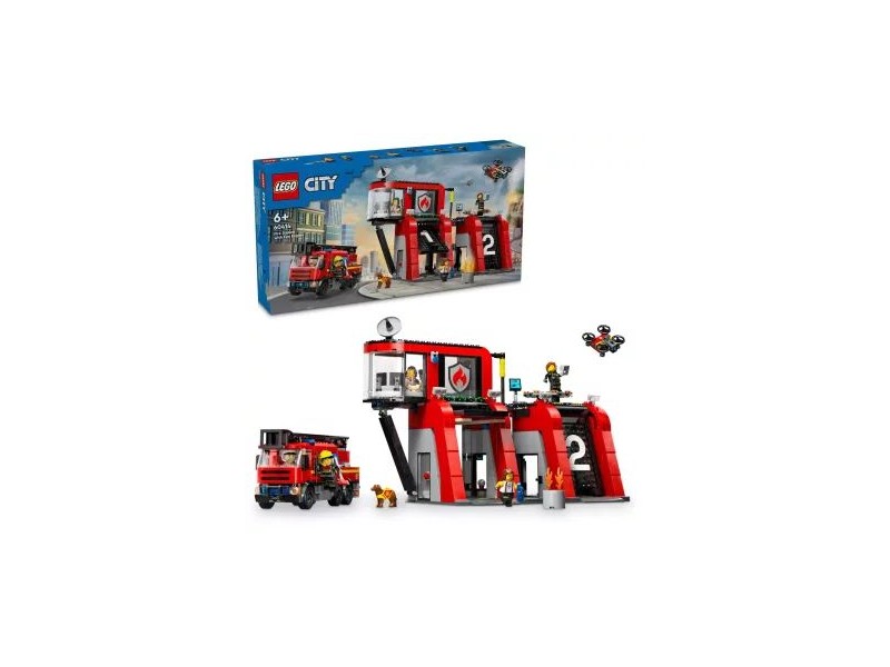 LEGO City Tűzoltóállomás és tűzoltóautó (60414)