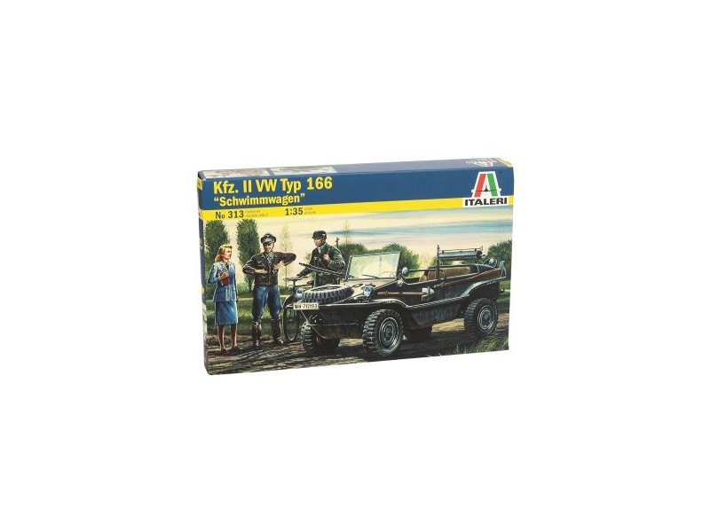 Italeri Kfz. II VW Typ 166 1:35 - részletgazdag makett
