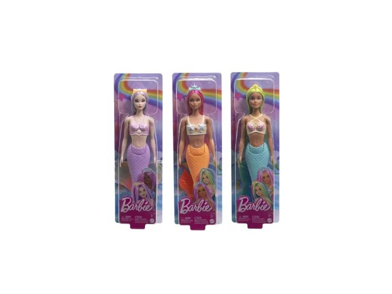 Barbie Dreamtopia színes hajú sellő baba