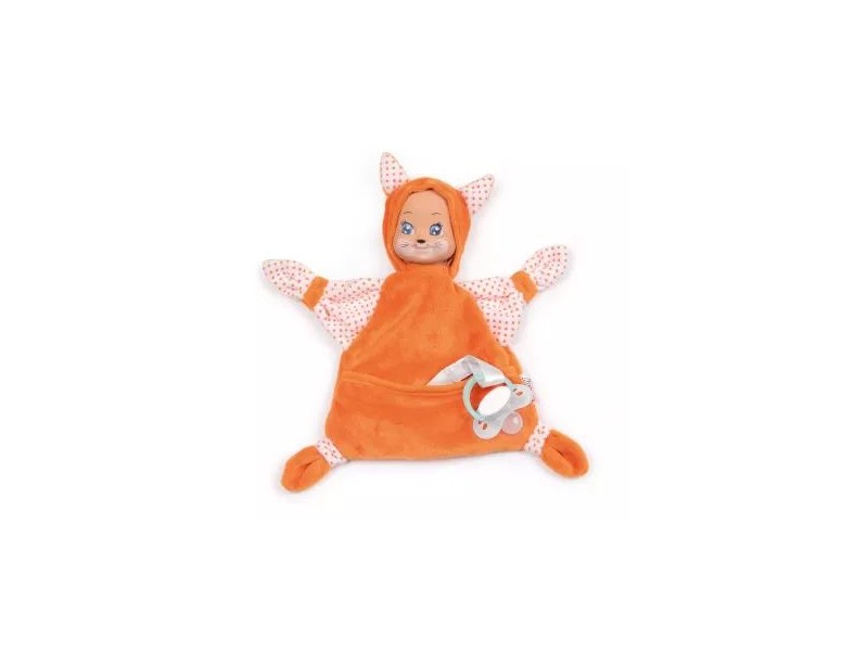 MiniKiss Róka szundikendő cumitartó zsebbel