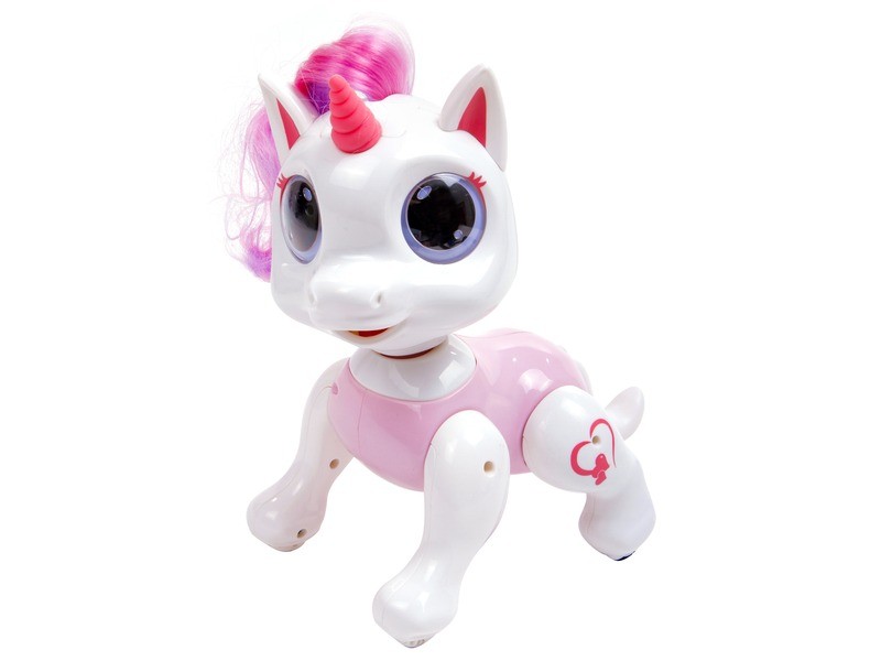 Infra távirányítású interaktív robot unikornis