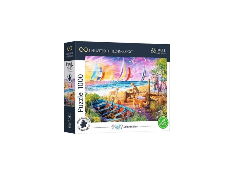 Trefl Prime — Vitorlás vakáció, 1000 db tengerparti kép