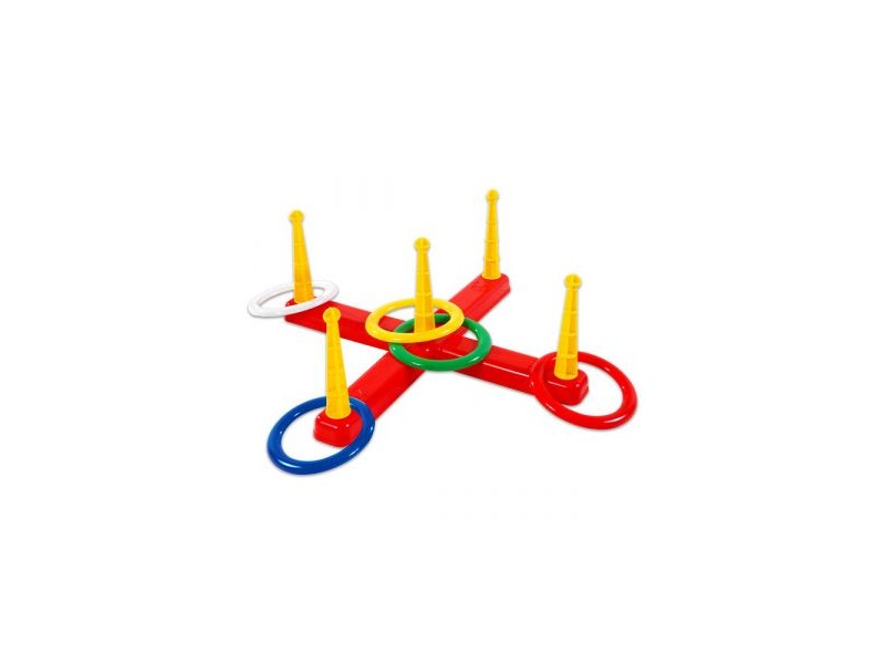 Műanyag karikadobáló játék - szortiment