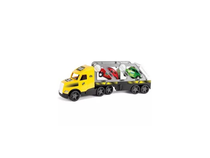 Wader Magic Truck Action – retro autószállító, 79 cm