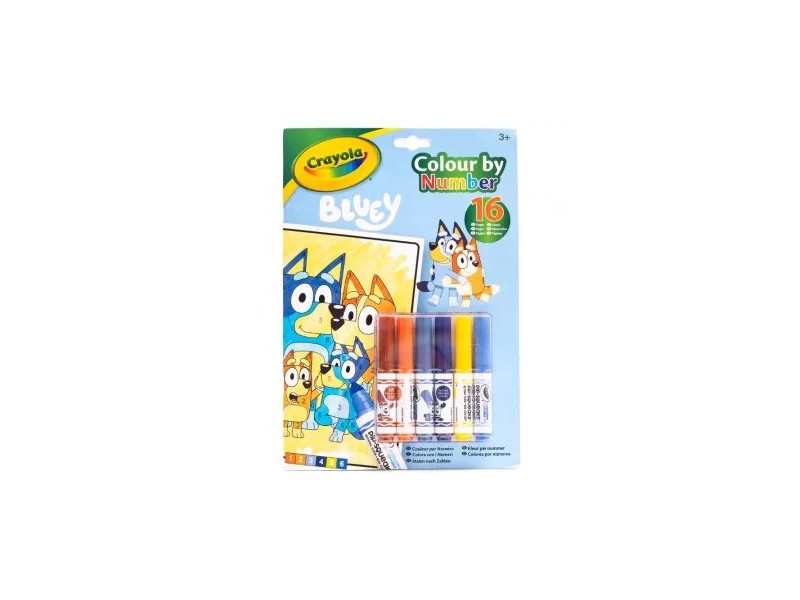 Crayola - Szám szerinti színező (Bluey)