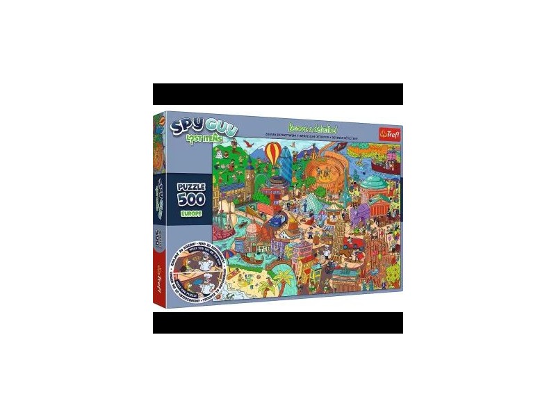 Trefl Spy Guy Európa – 500 darabos puzzle kép