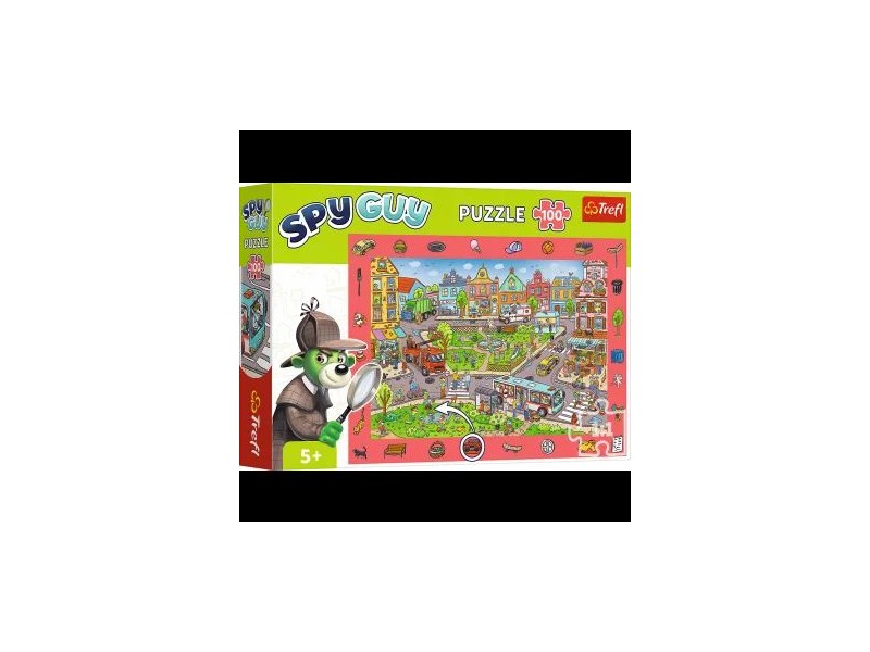 Trefl Spy Guy 100 db - Kisvárosi nyomozós puzzle
