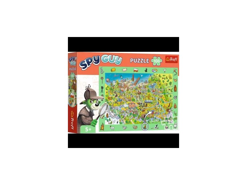 Trefl Spy Guy Lengeyelország - 100 darabos puzzle