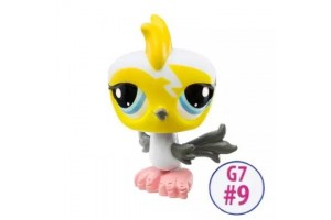 Littlest Pet Shop #9 - Sárga madár játékfigura