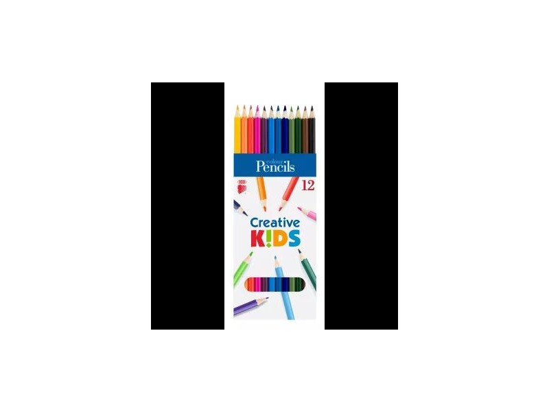 ICO Creative Kids - 12 db hatszögletű színes ceruzák