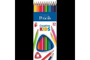 ICO Creative Kids háromszögletű 12 db színes ceruza