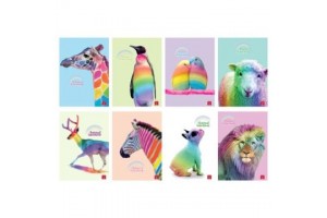 Pigna Animal Rainbow A4 vonalas füzet (többféle)
