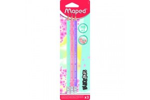 MAPED Black Peps HB háromszögletű ceruza 3 db