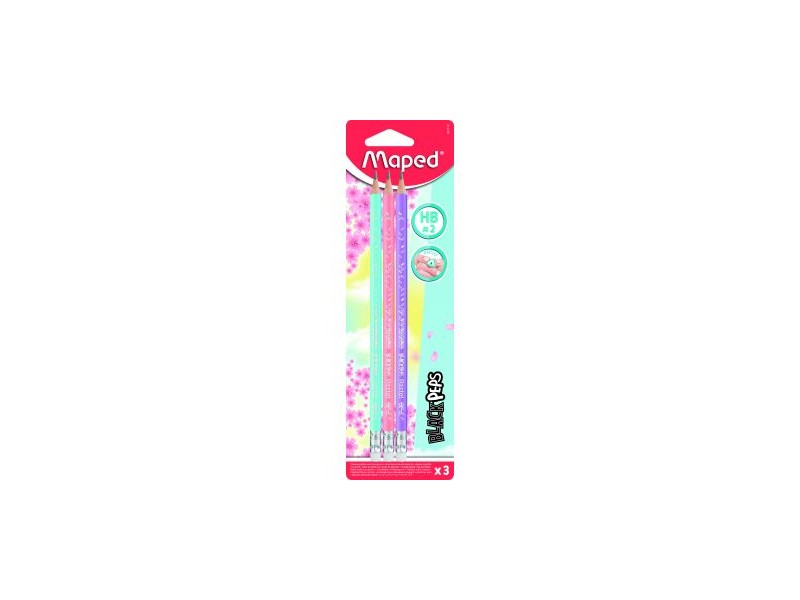 MAPED Black Peps HB háromszögletű ceruza 3 db