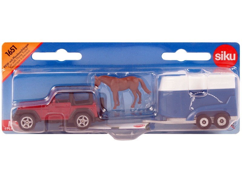 SIKU Jeep Wrangler lószállító 1:55 - 1651