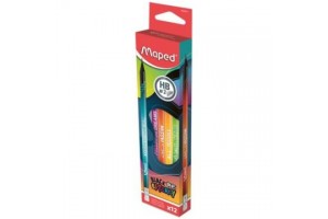 Maped Black Peps Energy HB grafitceruza - 12 db