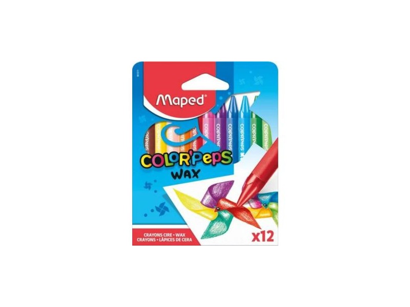Maped Color Peps Wax 12 db zsírkréta készlet