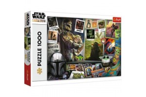 Trefl Star Wars – A mandalóri és Baby Yoda, 1000 db