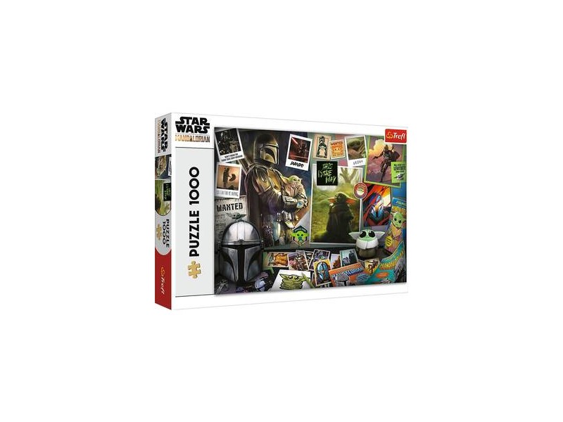 Trefl Star Wars – A mandalóri és Baby Yoda, 1000 db