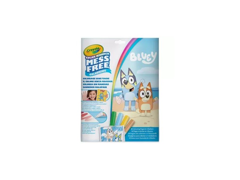 Crayola Color Wonder Bluey kifestő készlet mappában