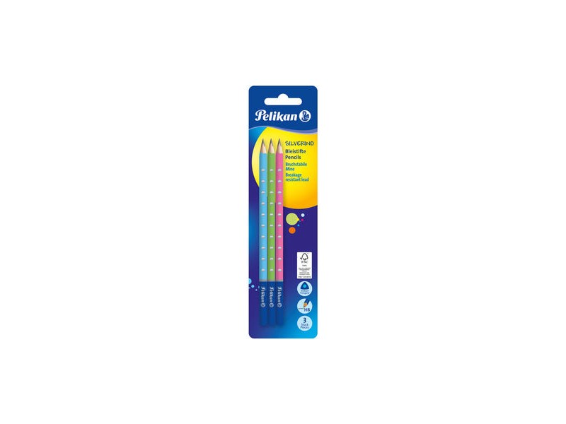 Pelikan Trio Silverino HB grafitceruza - 3 darab
