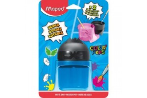 Maped kék műanyag ecsettál, két rekeszes