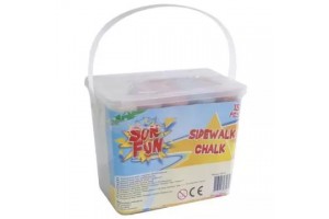 Sun Fun aszfaltkréta 15 db vödörben