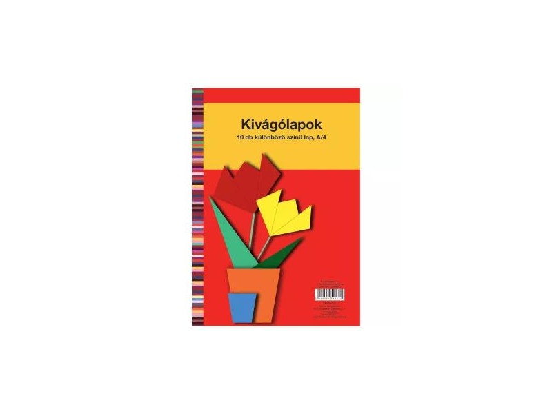 Herlitz A4 színes kivágólap, 10 ív