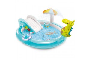 Intex aligátoros pancsoló 201×170×84 cm