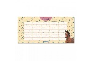 Wild & Free – lovacska mintás egylapos órarend (A/B hét)