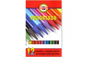 Koh-I-Noor Progresso 12 db famentes színesceruza
