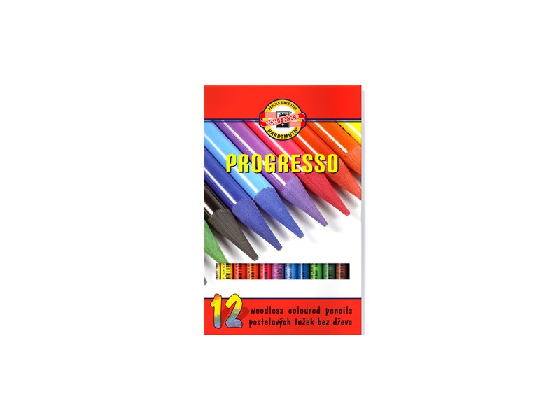 Koh-I-Noor Progresso 12 db famentes színesceruza