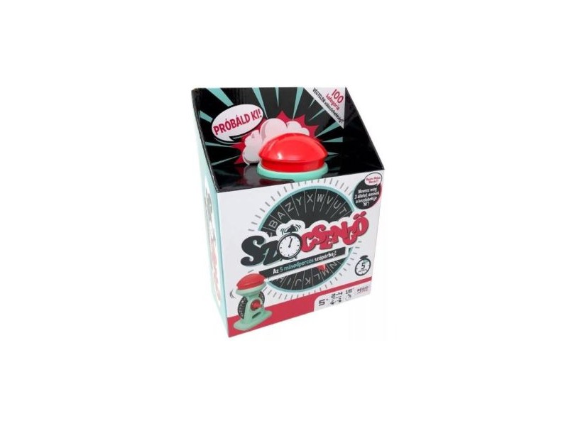 Szócsengő társasjáték - doboz és kártyák