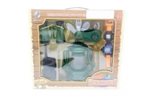 Kemping kaland játékszett — tartozékok