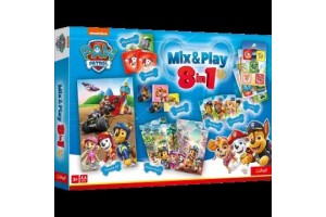 Trefl Mancs őrjárat 8 az 1-ben társasjáték doboz