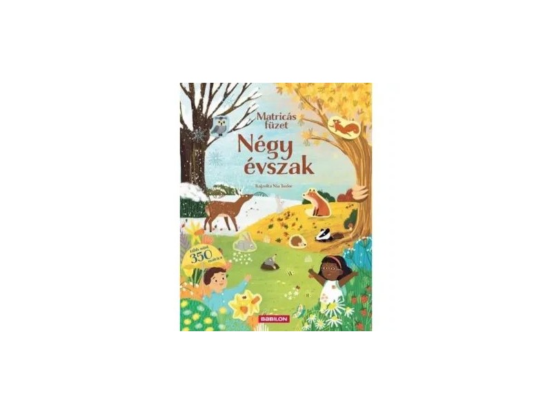 Matricás füzet – Négy évszak (350+ matrica)