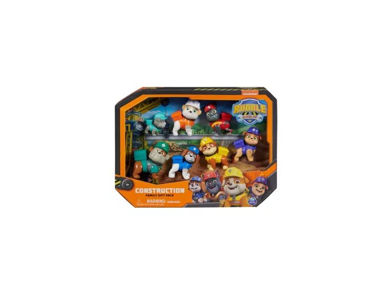 Mancs őrjárat Rubble és csapata - építkezős figura