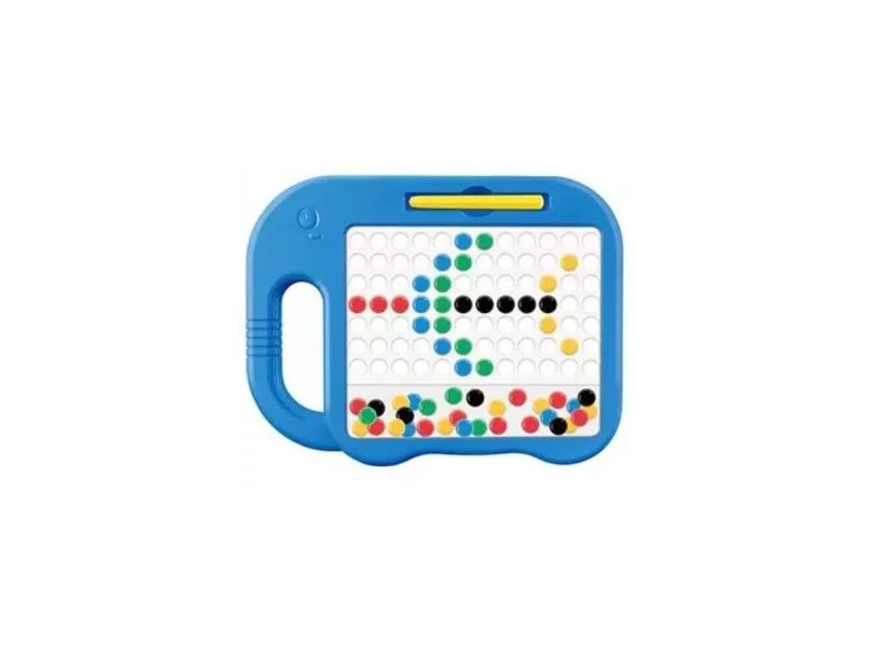 Elefánt alakú mágneses képkirakó - kék