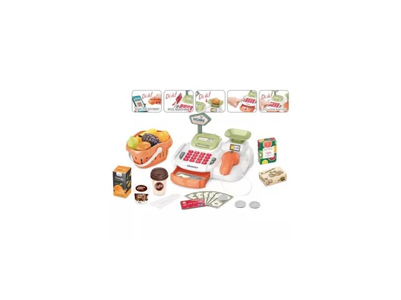 36 db-os játék pénztárgép szett