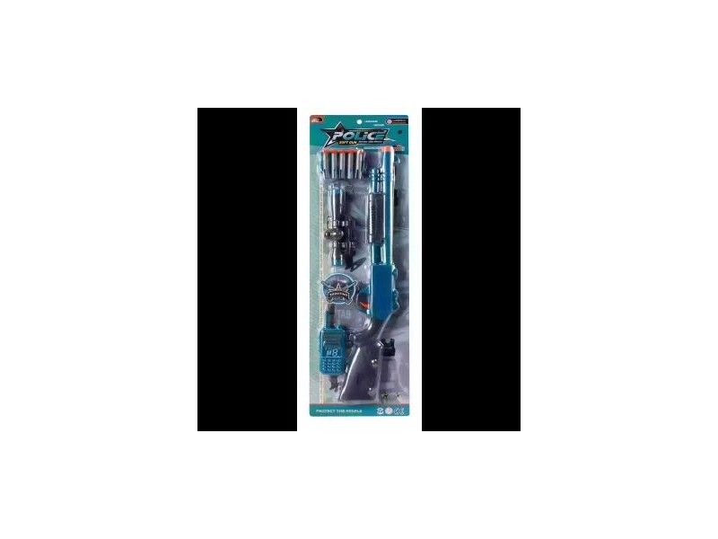 Rendőrségi szivacslövő shotgun szett - célkereszttel