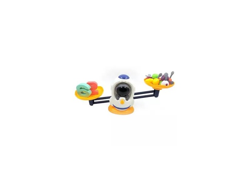 Űrrakéta formájú tanulómérleg - termékfotó