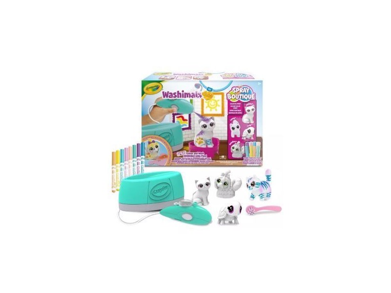 Crayola Washimals - Kisállat szalon festékszóróval