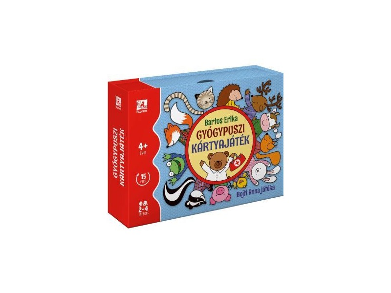 Gyógypuszi kártyajáték doboza