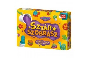 Sztárszobrász társasjáték – gyurma formázás időre