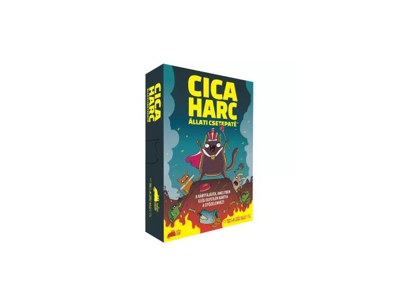 Cicaharc társasjáték doboz – Állati csetepaté