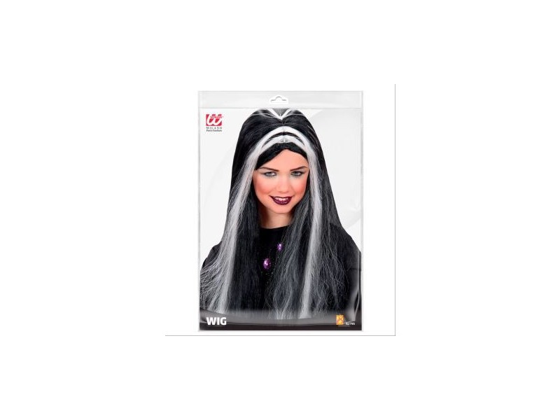 Foszforeszkáló boszorkány paróka - gyerek méret