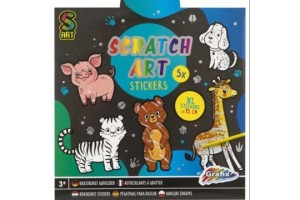 Karckép matricakészlet – állatok (malac, zsiráf, medve, kutya, tigris)