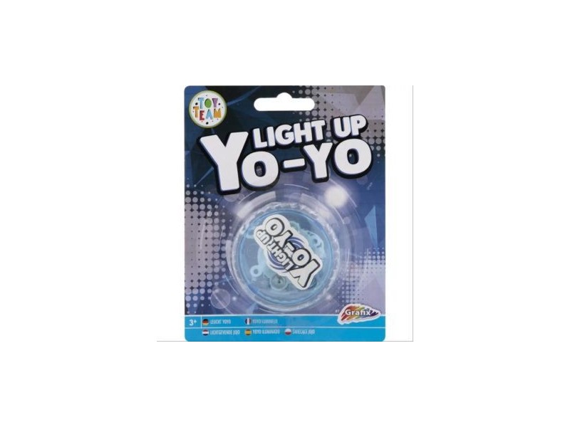 Grafix világító jojó - kék